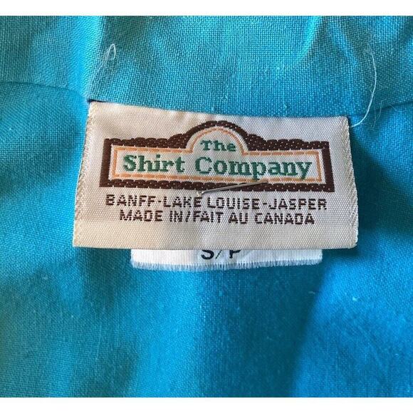 The Shirt Company Vintage Full Zip Jacket Size Small Men’s Blue Purple - Picture 3 of 8